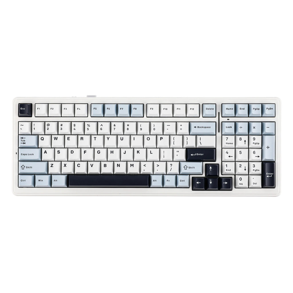 EPOMAKER x AULA F99 98% Gasket-Mounted Wired/BT/2.4GHz Wireless NKRO Mechanical Keyboard North-facing RGB 8000mAh Battery
