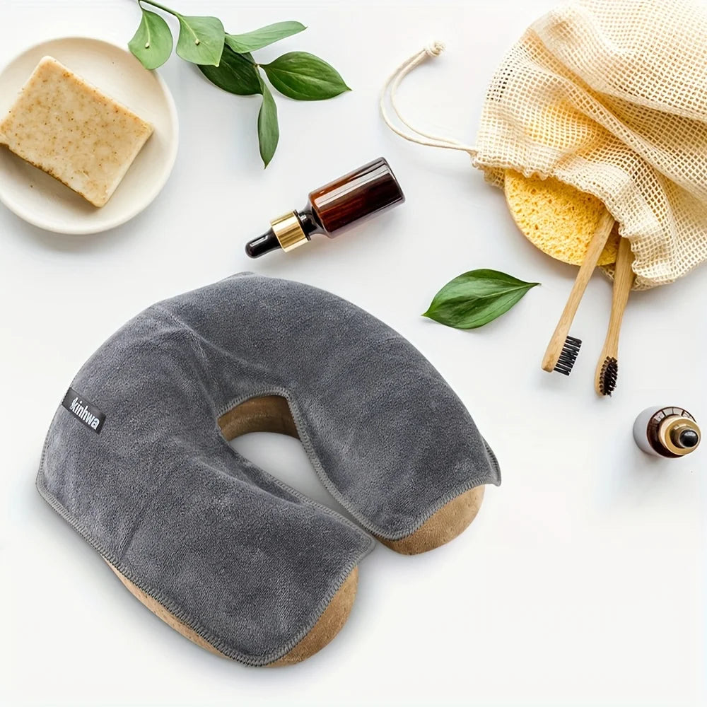 Microfiber Face Cradle Covers - 6pc Washable Soft SPA Head Pads Relaxation Treatment Tidesmit