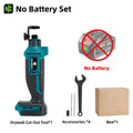 NEWBENY 3 Gears Brushless Electric Drywall Cut Out Tool Cutting Woodworking Drywall Sheetrock Tools For Makita Battery Pin