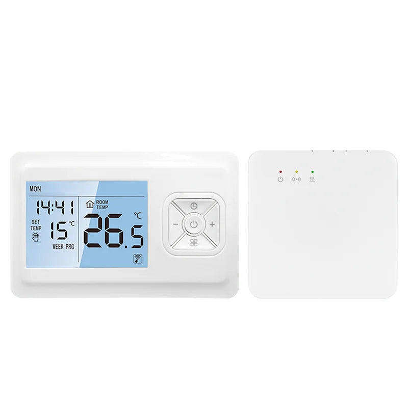 Smart Home Tuya Wifi Thermostat Gas Boiler Wireless Battery Operated Wifi Thermostat Temperature Controller Alexa Home Assistant