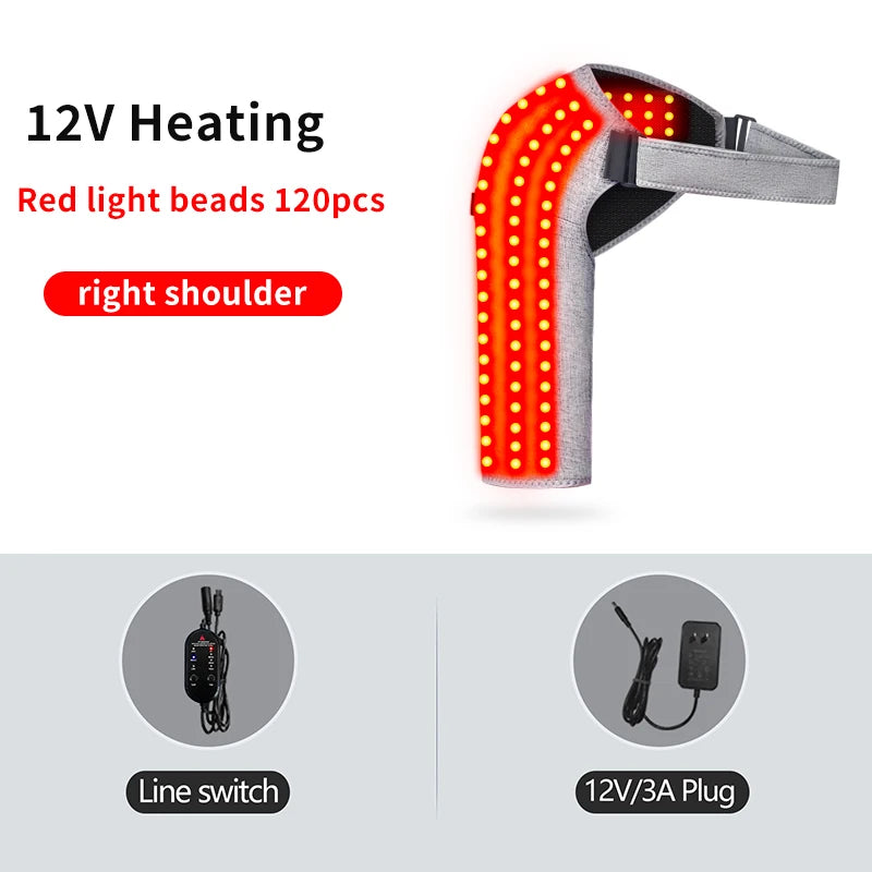 Electric Shoulder Heating Pad with Vibration Massage | Tidesmit Relaxation Treatment 12V-Right-Heating Tidesmit