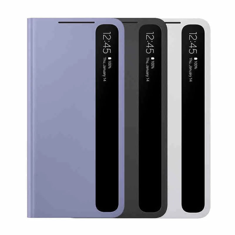Samsung Galaxy S21 Ultra Mirror Flip Case - Slim Shock-Absorbing Cover Tidesmit