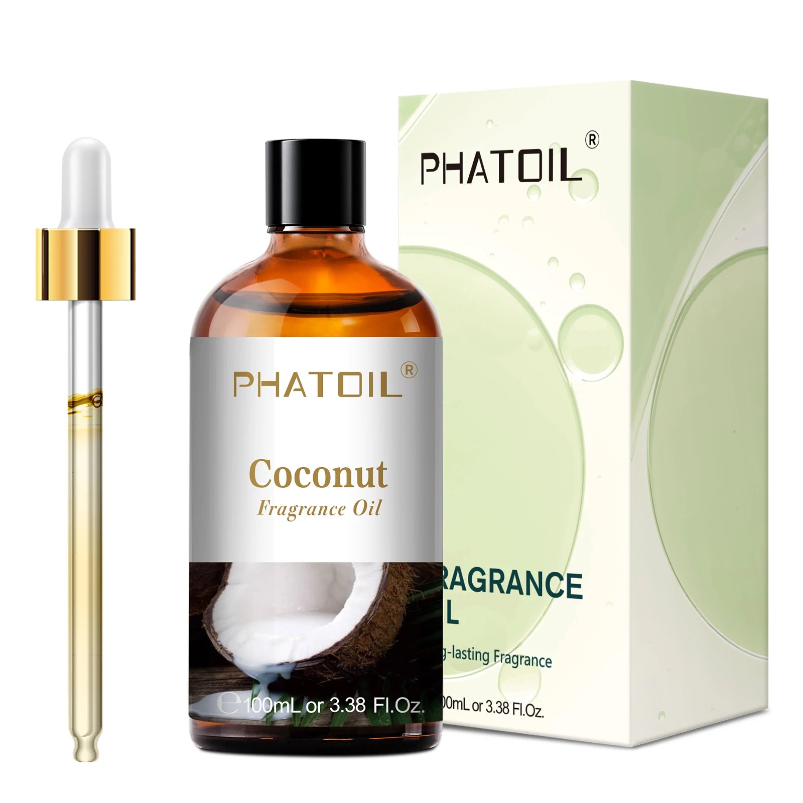 PHATOIL Fruit Fragrance Oils Coconut & Vanilla Lime Mango Strawberry Banana 100ml Aromatherapy Fragrance Oils For Diffuser