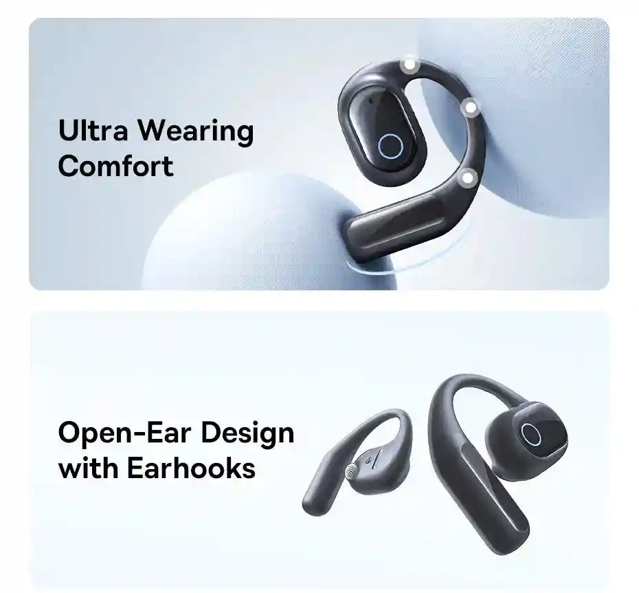 Tidesmit Open Ear Wireless Headphones - Waterproof Sport Earbuds Tidesmit
