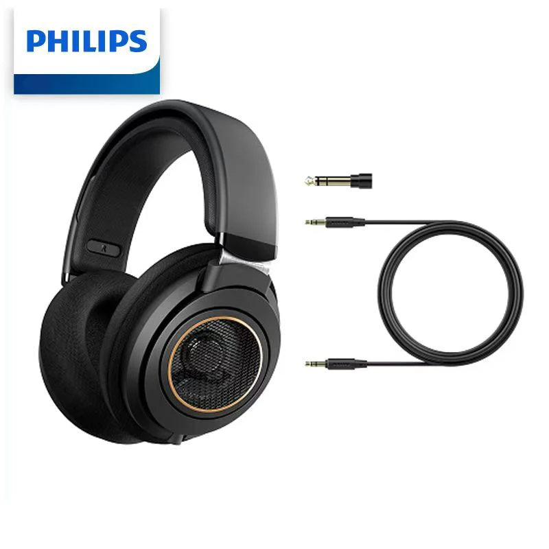 Wired Open-Back Studio Headphones for Professional Monitoring - Black black Tidesmit