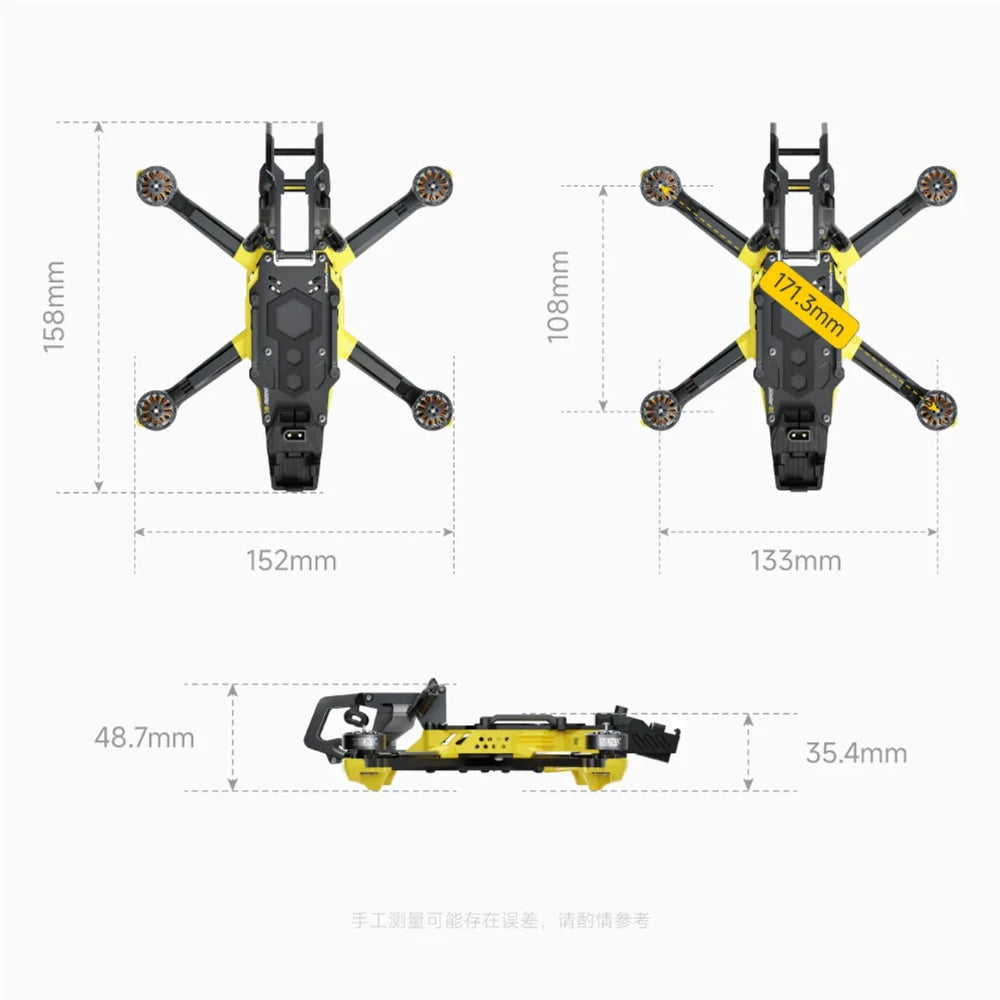 SpeedyBee Master 3X Racing Drone - O4 Pro ELRS Digital FPV Quad Tidesmit