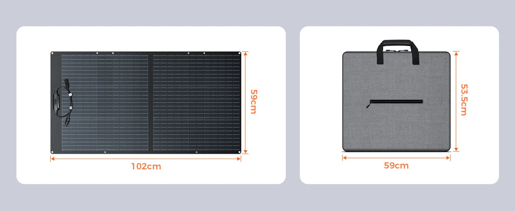 CTOLITY AP400 500W Solar Generator Portable Power Station Lifepo4 + SPC100-ETFE 100W ETFE Solar Panel Charger for Camping Power Bank Home