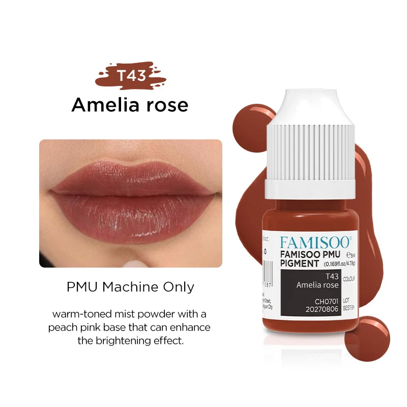 Lip Tattoo Ink – Long Lasting Microblading Pigment 5ml | Tidesmit Permanent Makeup Machines Tidesmit