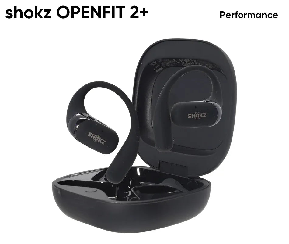Open Ear Bluetooth Headphones by Tidesmit - Midnight Black Tidesmit
