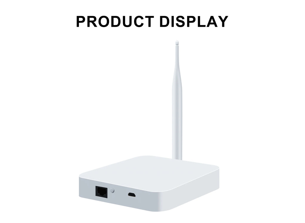 Tuya ZigBee Gateway Hub with Antenna for Smart Home Automation Tidesmit