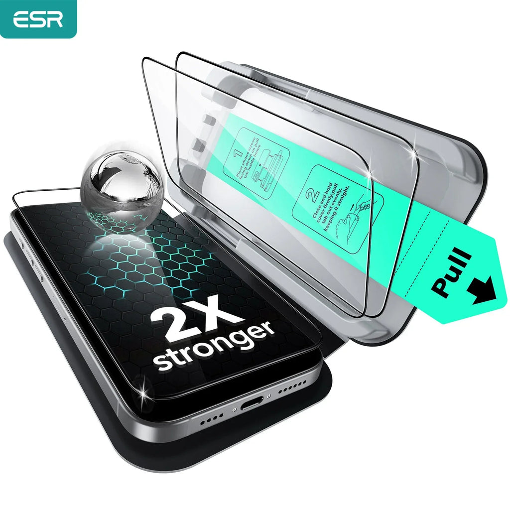 iPhone 17 Pro Max Screen Protector | 9H Hardness Tempered Glass 3-Pack Tidesmit