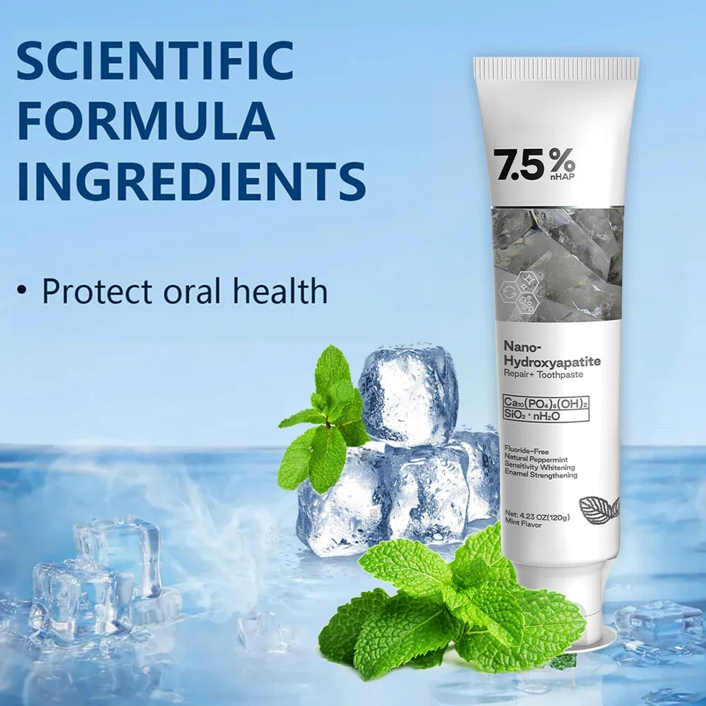 Tidesmit nano hydroxyapatite fluoride-free toothpaste for enamel repair and natural teeth whitening
