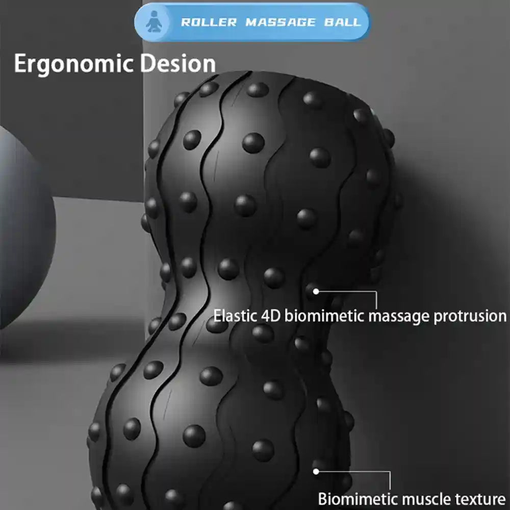 Vibrating Massage Ball: 5-Speed Deep Tissue Electric Muscle Roller Massage Roller Tidesmit