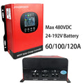 HXCONTROLLER MPPT Solar Charge Controller 480VDC Built In WIFI Monitor For 24V-192V Lifepo4 Lithium GEL Lead Acid GEL