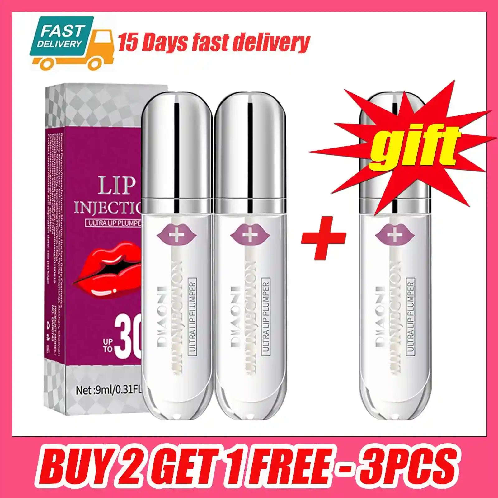 Lip Plumper Serum: Instant Volumizing Lip Treatment for Fuller Lips Lip Care Buy 2get 1-3pcs Tidesmit