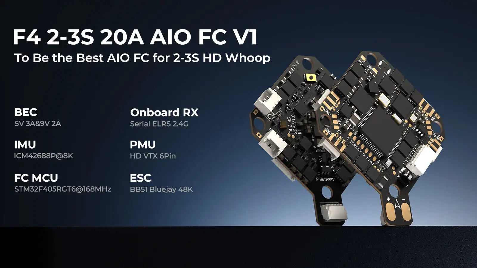 BETAFPV Pavo Pico II FPV Drone | ELRS 2.4G | 1102 Motors 2S Tidesmit