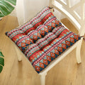 Square/Round Seat Cushion Suitable for Yoga, Dining, and Office Chairs, Ethnic Style FabricsTatami Bench Cushions, Home Decor