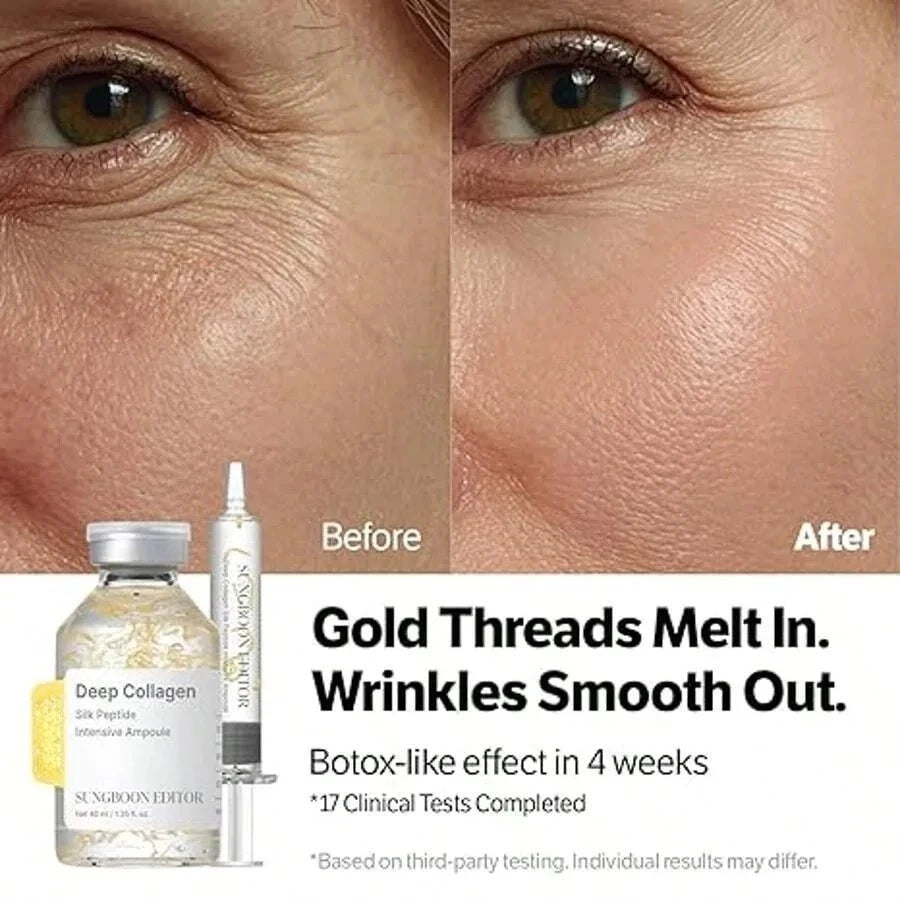 Tidesmit Collagen Peptide anti-aging ampoule with silk protein for skin tightening and elasticity boost