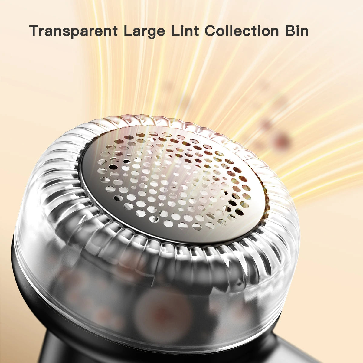 Tidesmit coldSky electric lint remover showcasing digital display and ergonomic shaver head for clothes and sweaters