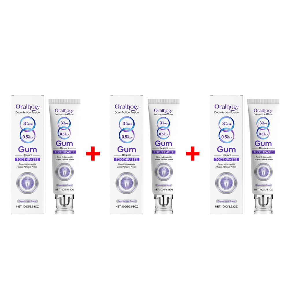 Tidesmit gum repair toothpaste for deep clean, teeth whitening, allergy relief, and fresh breath.