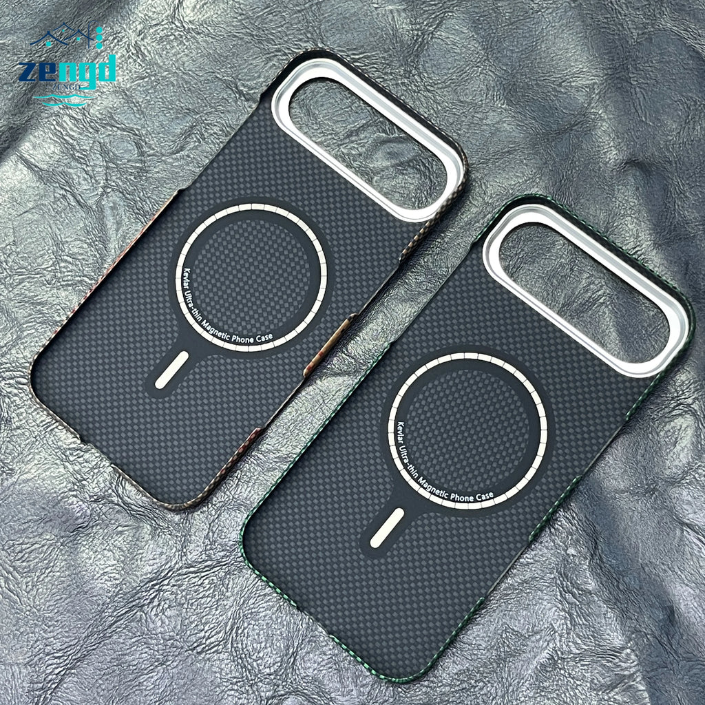 iPhone 17 Pro Max Aramid Fiber Magnetic Case – Slim Shock Protection Tidesmit