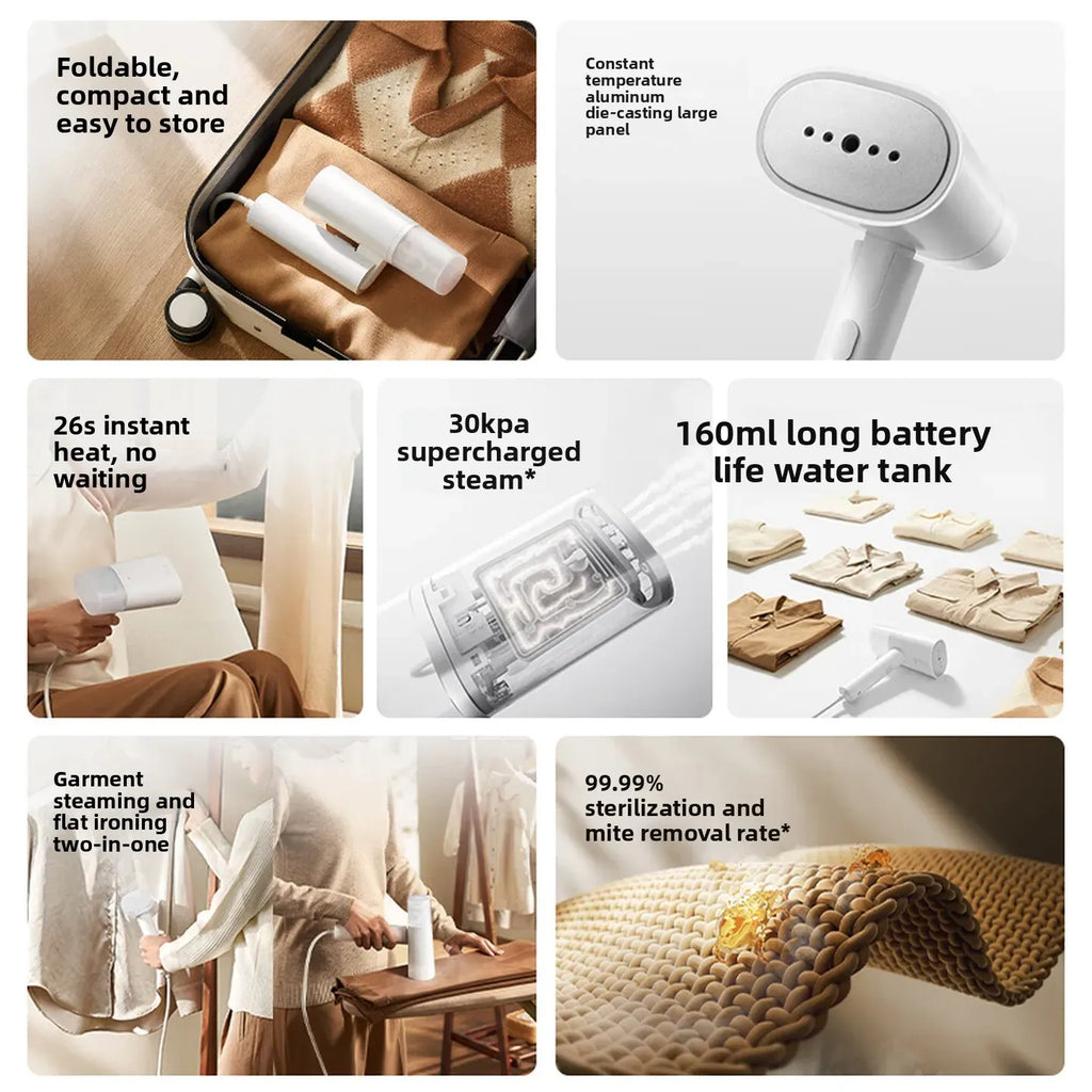 Mijia Handheld Garment Steamer 2 Portable Fabric Iron 220V