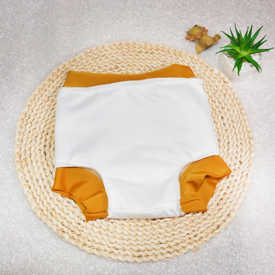 New Arrival Eezkoala Leakproof Swimming Diaper Newborn Baby High Waist Swim Nappies Washable Sunproof Baby Swimwear Cloth Nappys