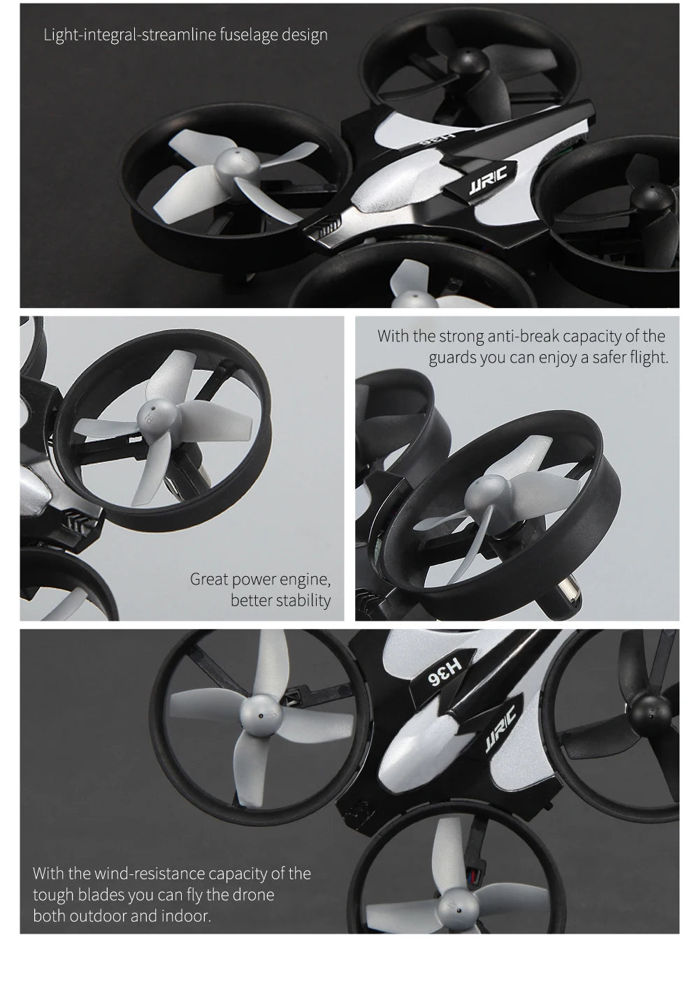 Mini RC Drone for Kids with Headless Mode and 360 Flips - Tidesmit Tidesmit