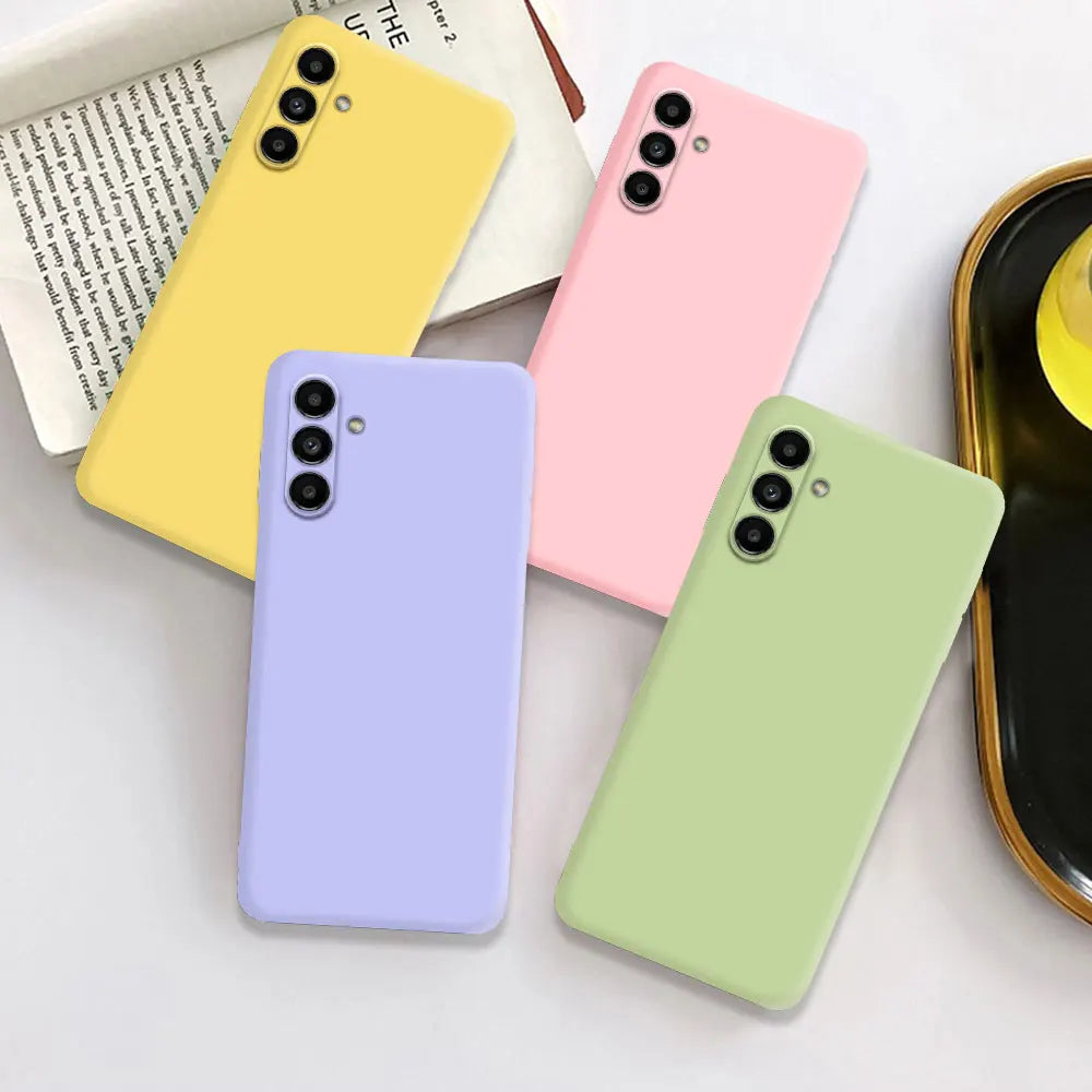 Samsung Galaxy A55 Silicone Case - Slim Shock-Absorbing Cover Tidesmit
