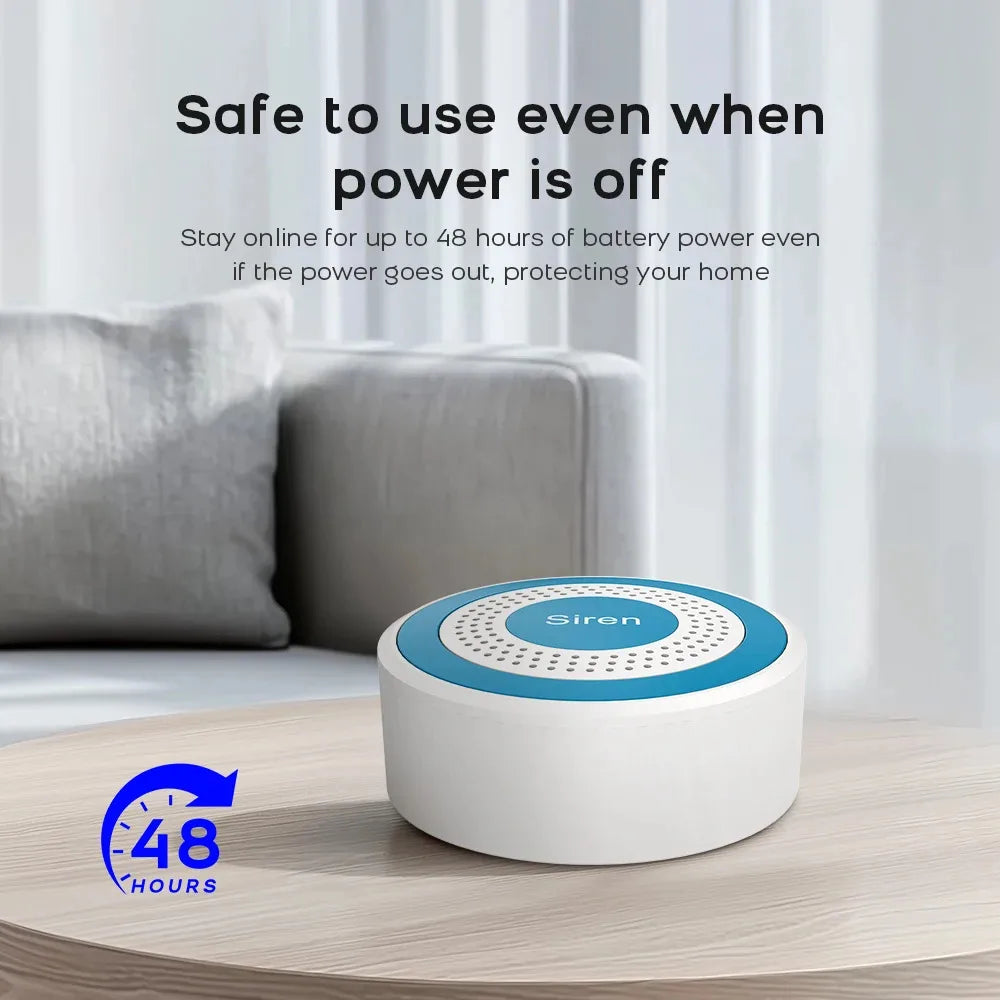 WiFi Home Alarm System with Alexa Voice Control and App Automation Tidesmit