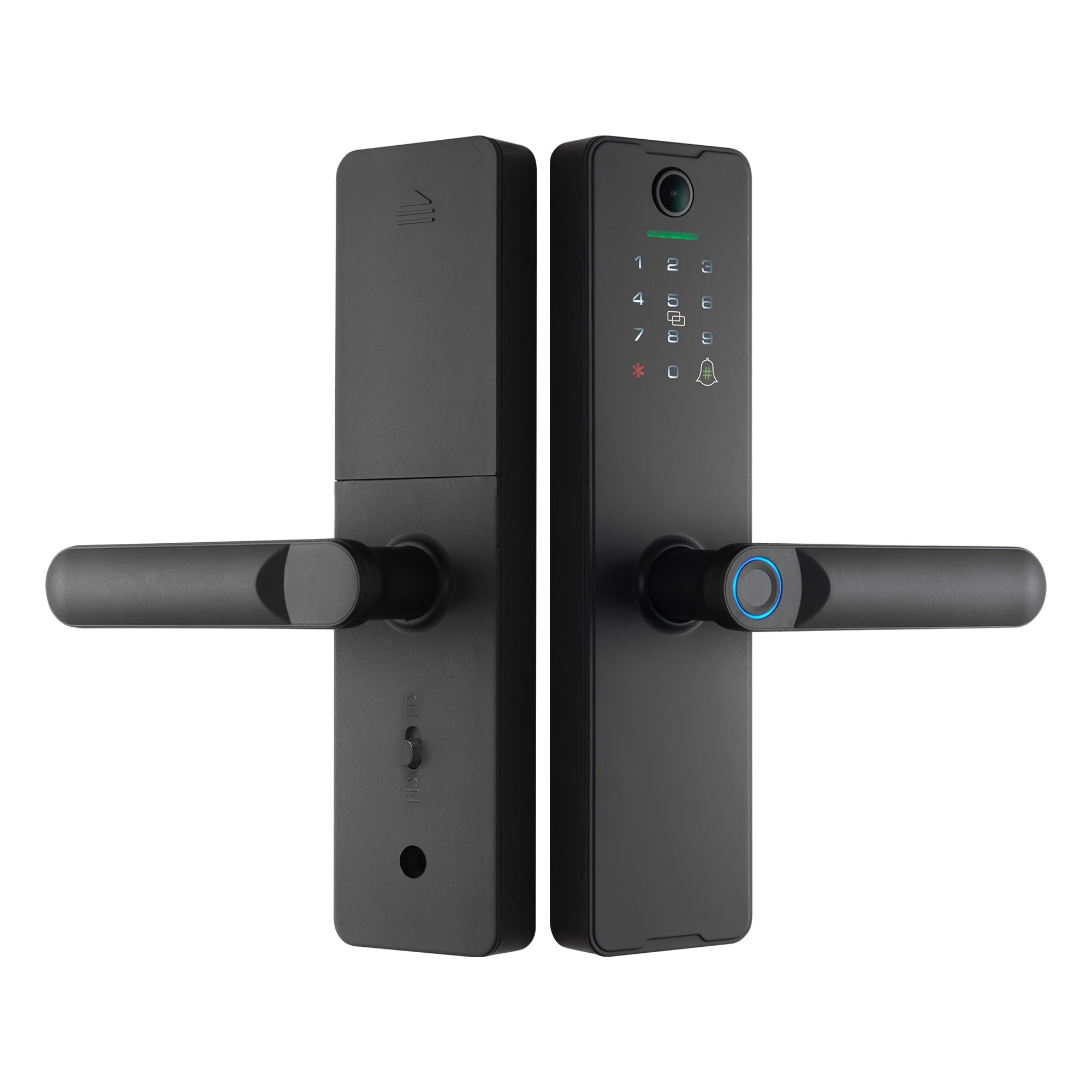 Tuya Wifi Fingerprint Smart Door Lock Digital Electronic Lock Remote Unlock Keyless Security Anti-theft Smart Home Hotel Office