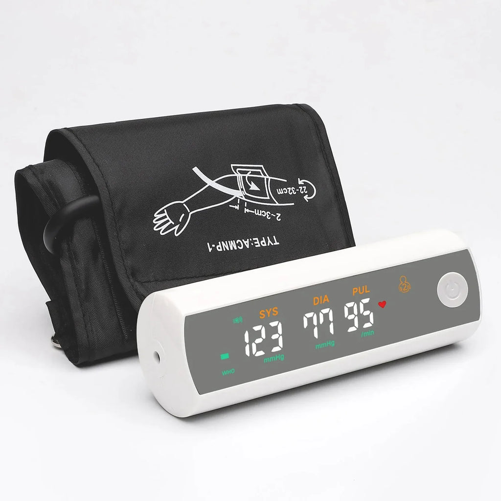 Rechargeable Battery Digitization Russian Voice LCD Large Screen Sphygmomanometer Arm Blood Pressure Monitor Tonometer