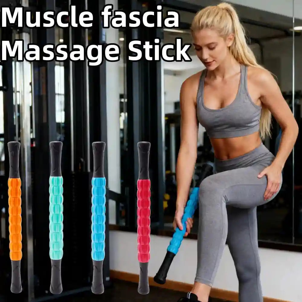 Massage Roller Stick for Deep Tissue Muscle Recovery | Tidesmit Portable Massage Roller Tidesmit