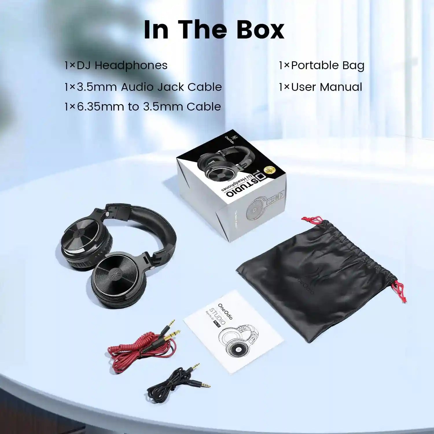 Wired Over-Ear Studio Monitor Headphones with Mic - Tidesmit Pro 10 Tidesmit