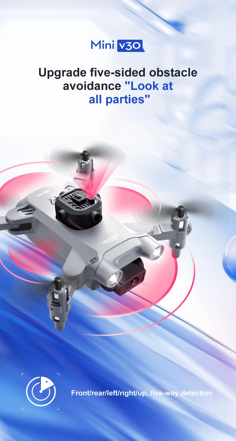 Mini 4K Camera Drone With Obstacle Avoidance - Foldable & Compact Tidesmit