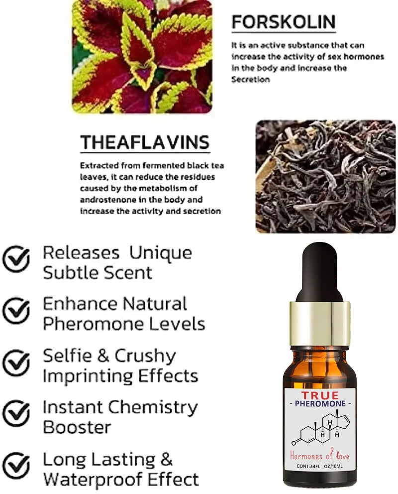 Pheromone Oil for Men - Long-Lasting Scent for Natural Attraction Scrubs Treatments Tidesmit