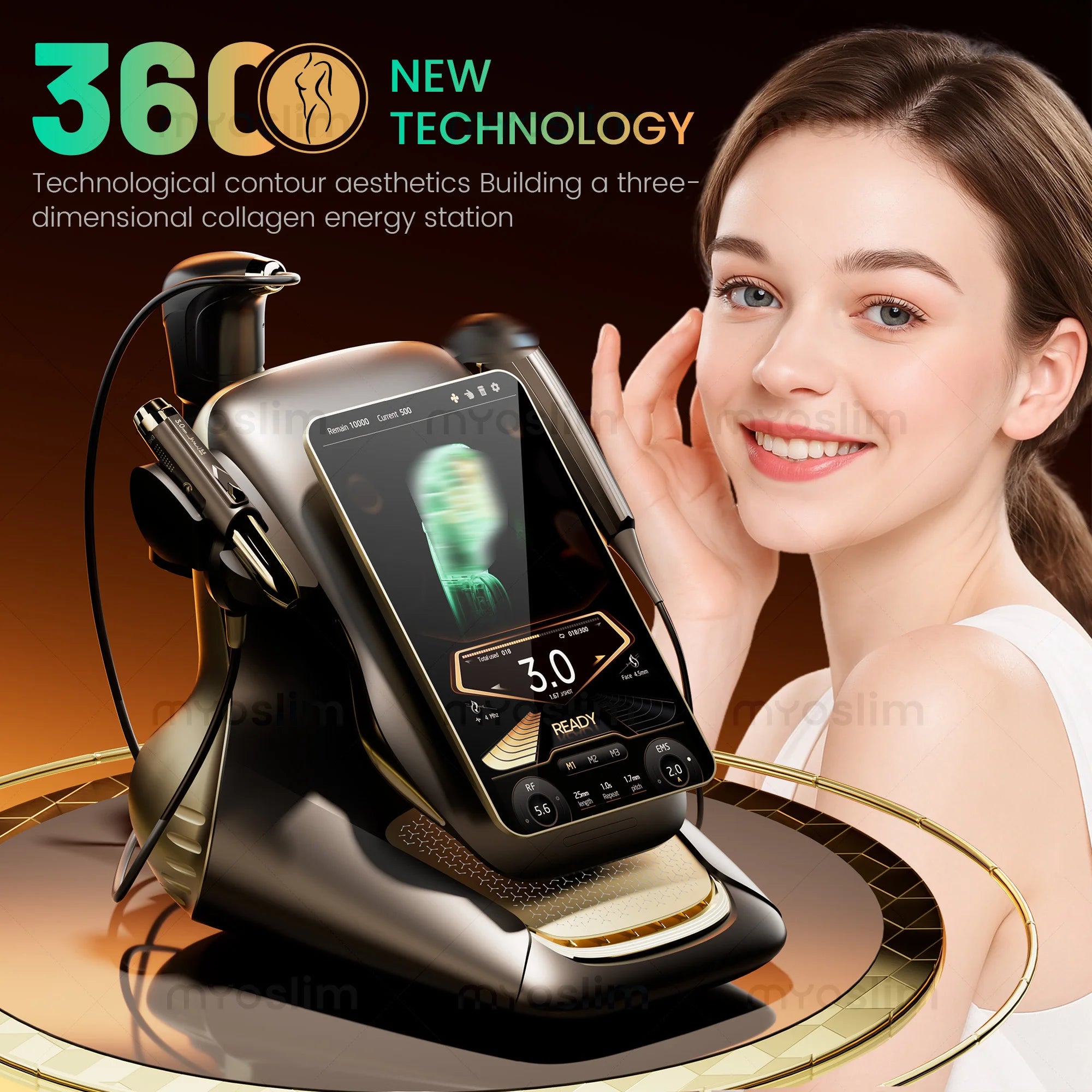 Hifu Facial Slimming Machine 360MAX – Professional Anti Aging Device Massage Chairs Tidesmit