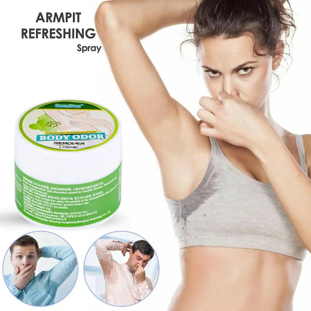 Tidesmit refreshing underarm deodorant cream and antiperspirant to effectively remove body and foot odor.