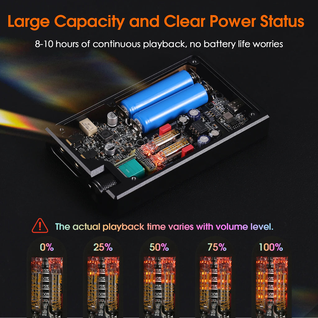 P10 Portable Tube Headphone Amplifier - HiFi Desktop Audio System Tidesmit