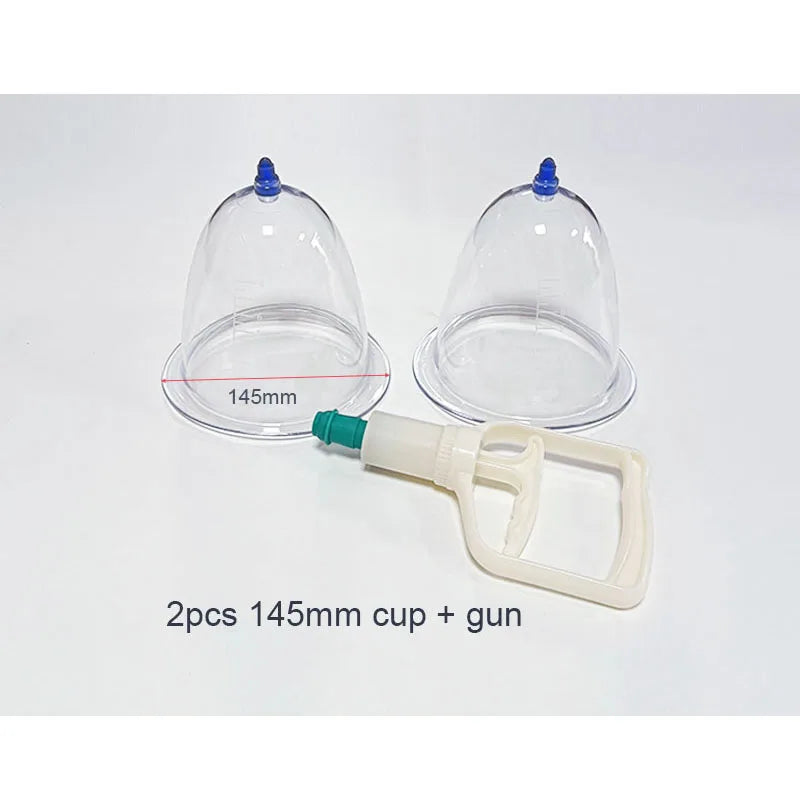 Breast Enhancement Vacuum Pump – Professional Lifting Suction Cup System Fascia Gun 145mm cup w gun Tidesmit