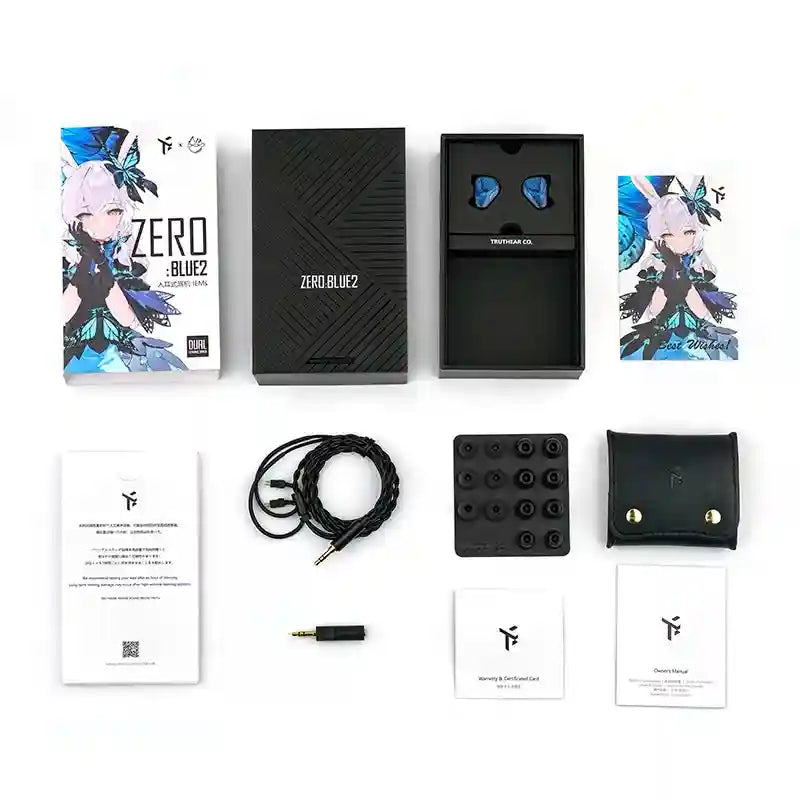 TRUTHEAR Zero Dual Dynamic Driver In-Ear Monitors with Detachable Cable Tidesmit