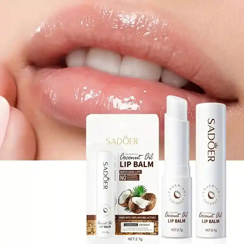 Coconut Lip Balm - Nourishing Lip Treatment for Lasting Hydration Lip Care Tidesmit
