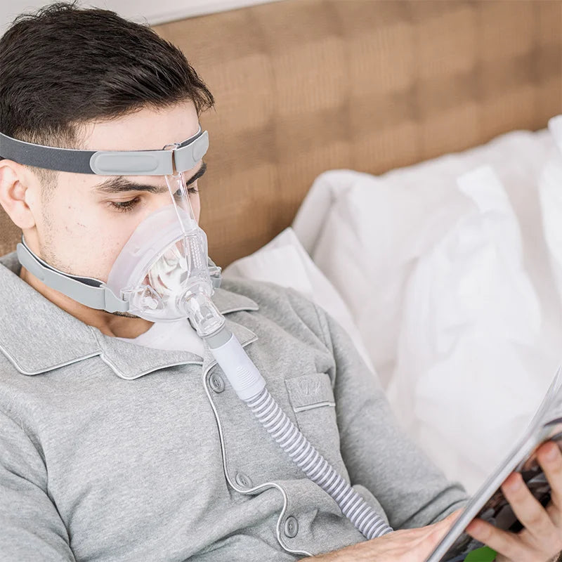 BMC CPAP Mask Full Face Apnea Mask With Comfortable Silicone Pad Suitable for APAP Auto CPAP BIPAP Anit Snoring Sleep Apnea