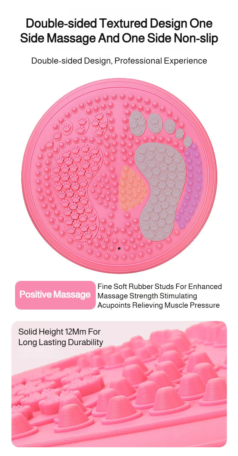 Inflatable Balance Trainer | Massage Stepper for Core Stability Massage Cushion Tidesmit