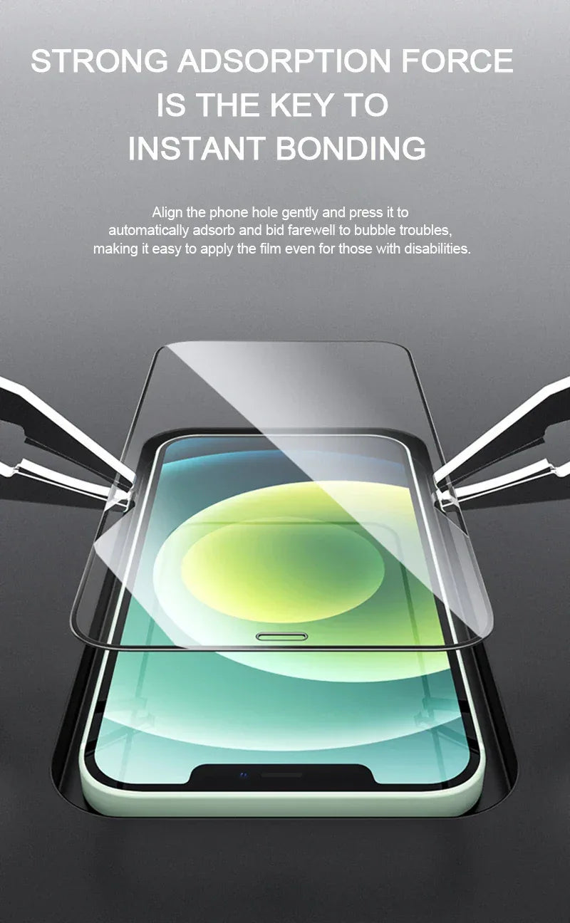 iPhone Screen Protector 2 Pack - 9H Tempered Glass HD Clear Film Tidesmit