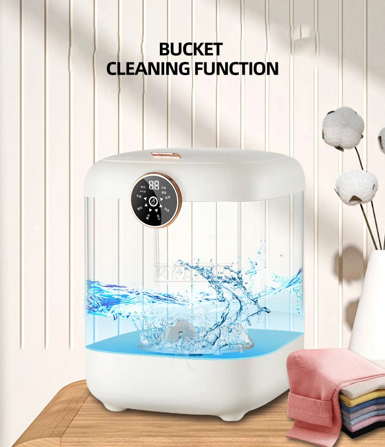 Tidesmit portable underwear and socks washing machine with integrated drying function, compact laundry appliance 11