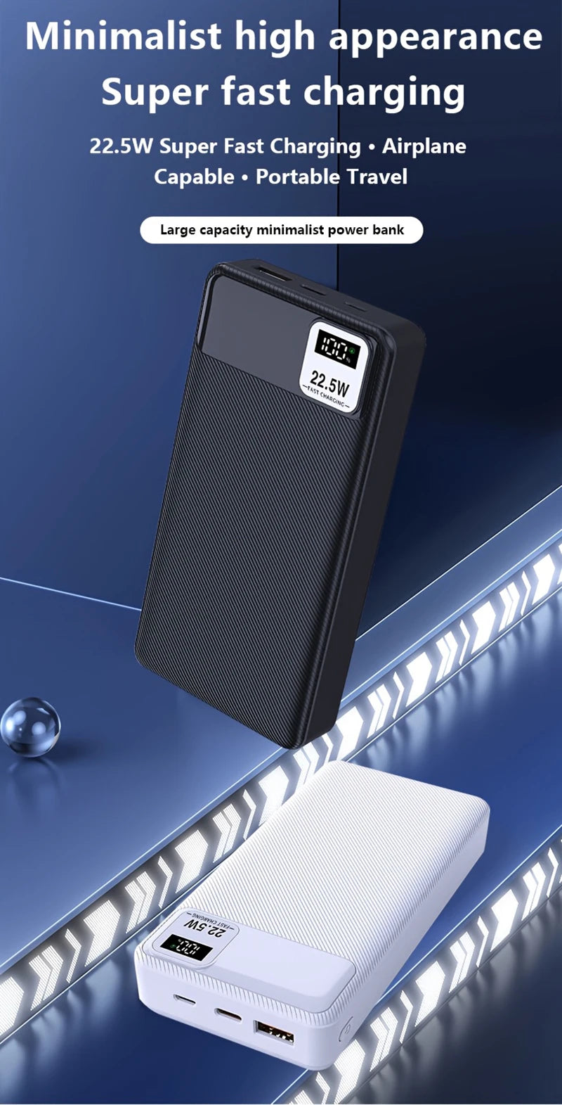 10000mAh Fast Charging Power Bank - PD USB-C Portable Battery Tidesmit