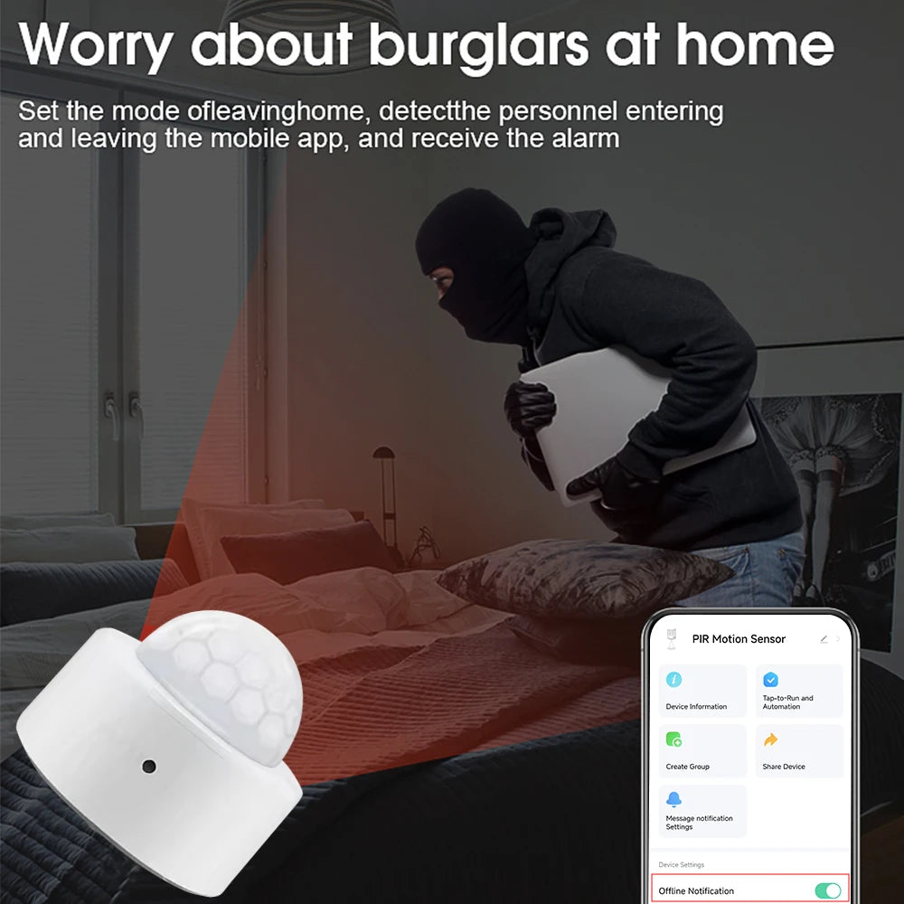 Zigbee Luminance Light Sensor for Smart Home Automation & Energy Saving Tidesmit