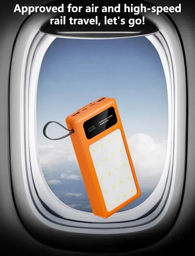 Tidesmit High Capacity Portable Charger with LED Camping Light Tidesmit