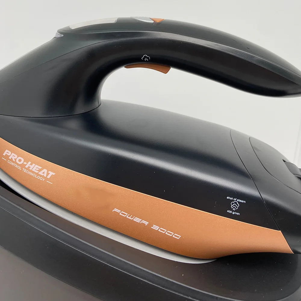 Tidesmit 3000W steam iron featuring a large 1.5L water tank and nonstick ceramic soleplate for laundry care